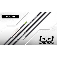 Easton ACE Carbon Aluminium Arrows  -  Fitted with EN16 Pins Beiter Pin Nocks & EP45 Points ZF53 Spin Wings (set of 12) : ES51